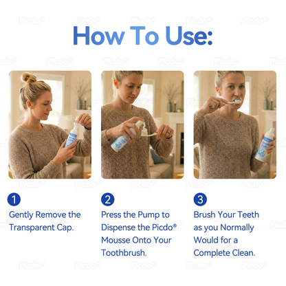 𝑃𝑖𝑐𝑑𝑜®💃🦷 𝑆𝑡𝑒𝑚 𝐶𝑒𝑙𝑙 𝐺𝑖𝑛𝑔𝑖𝑣𝑎𝑙 𝑅𝑒𝑝𝑎𝑖𝑟 𝑀𝑜𝑢𝑠𝑠𝑒(🦷Remove Tartar • Strengthen Gums • Deep Clean & Freshen Breath)🦹