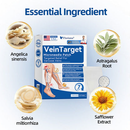 ✅𝐅𝐥𝐨𝐫𝐢𝐬𝐦𝐚® 𝐕𝐞𝐢𝐧𝐓𝐚𝐫𝐠𝐞𝐭 𝐌𝐢𝐜𝐫𝐨𝐧𝐞𝐞𝐝𝐥𝐞 𝐏𝐚𝐭𝐜𝐡📘Instant Relief, Long-Term Results