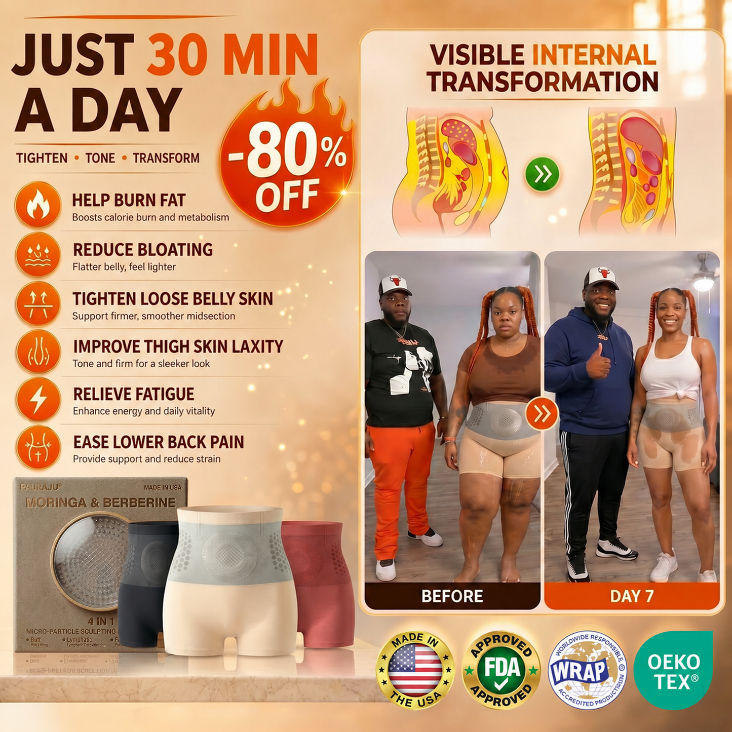 𝐎𝐟𝐟𝐢𝐜𝐢𝐚𝐥 𝐁𝐫𝐚𝐧𝐝 𝐒𝐭𝐨𝐫𝐞 |🍑🍑 𝐏𝐀𝐔𝐑𝐀𝐉𝐔® 𝟐𝟎𝟐𝟔 𝐌𝐨𝐫𝐢𝐧𝐠𝐚 & 𝐁𝐞𝐫𝐛𝐞𝐫𝐢𝐧𝐞 𝟒-𝐈𝐧-𝟏 𝐌𝐢𝐜𝐫𝐨-𝐏𝐚𝐫𝐭𝐢𝐜𝐥𝐞 𝐒𝐜𝐮𝐥𝐩𝐭𝐢𝐧𝐠 & 𝐅𝐚𝐭-𝐁𝐮𝐫𝐧 𝐒𝐡𝐨𝐫𝐭𝐬